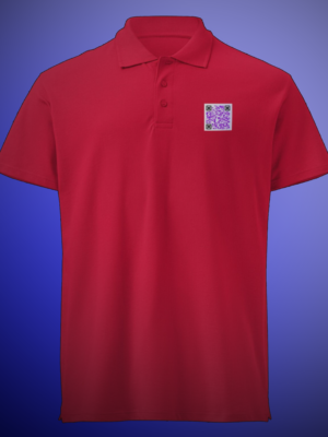Polo piqué premium unisexe - QRCode imprimé face