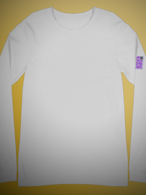 T-shirt Unisexe à Manches Longues - QRCode imprimé manche