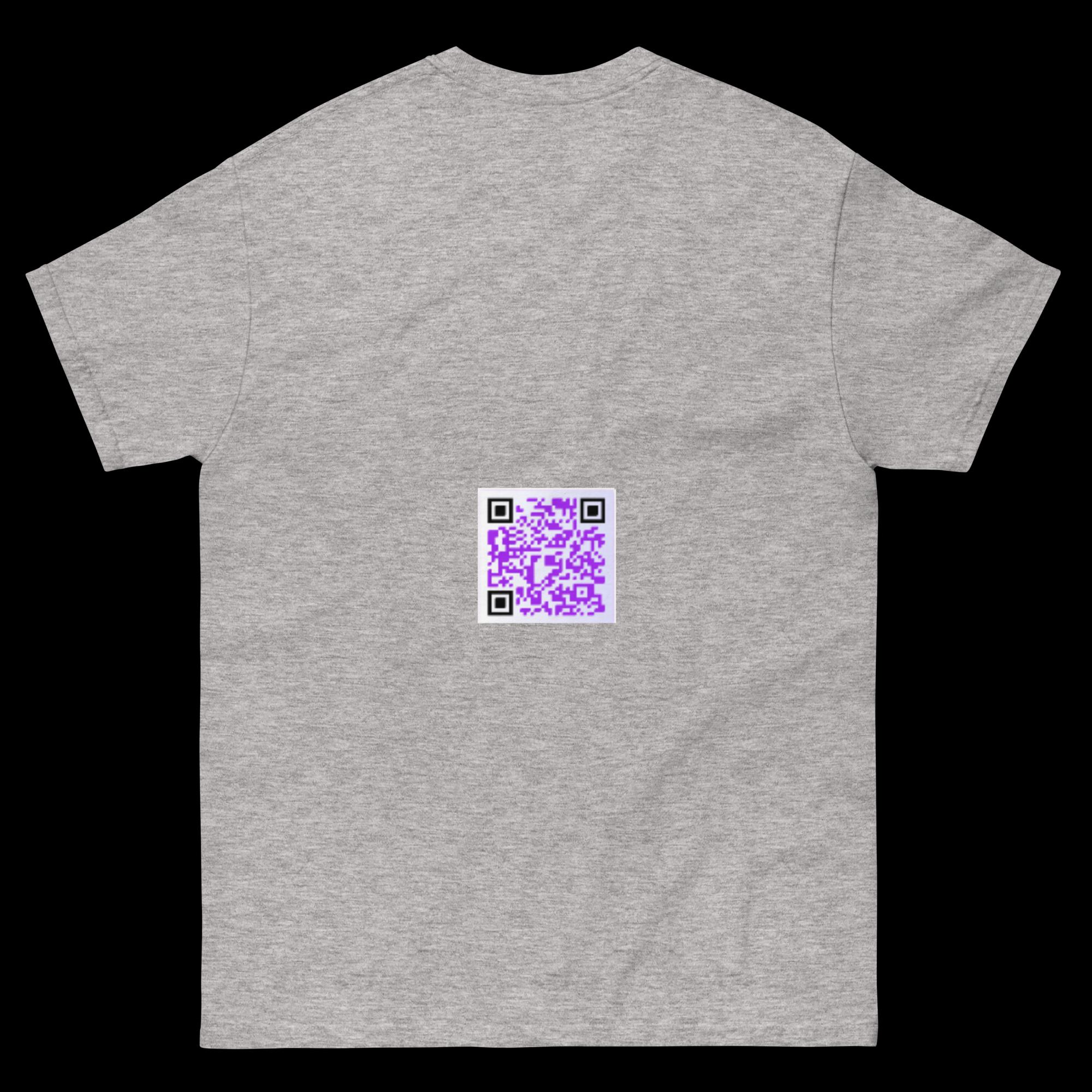T-shirt classique unisexe - QRCode imprimé bas/dos – Image 3